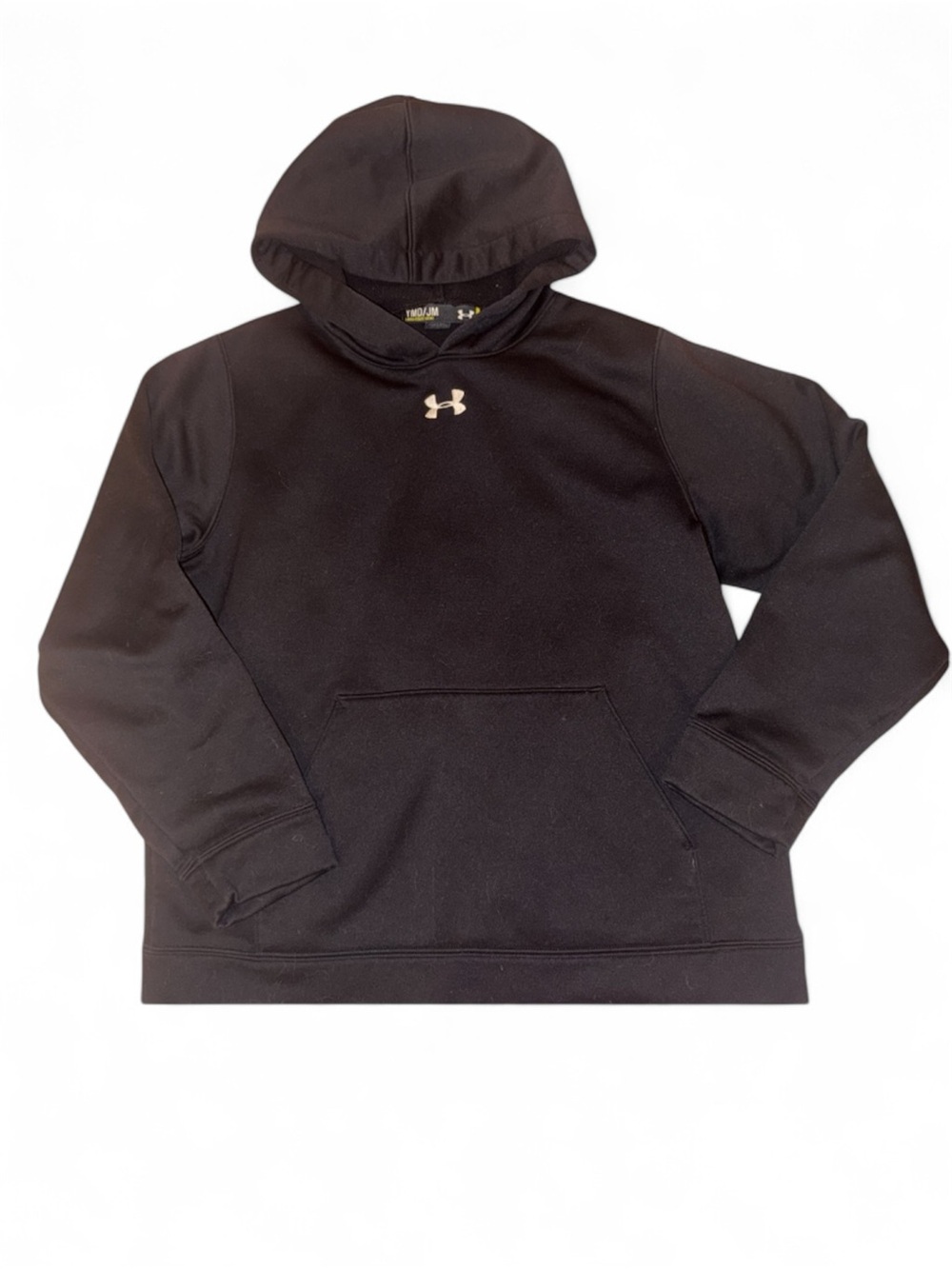 Under Armour boys youth black Hooded Pullover Sweatshirt